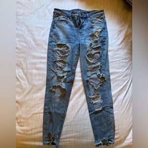 American eagle ripped jeans